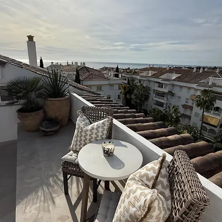 Apartment Sea View And Sunny Rooftop In Marbella, Remodeled 2025 *
